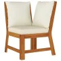 Garden dining set and cushions 5 pieces solid acacia wood by , Garden sets - Ref: Foro24-3154966, Price: 626,57 €, Discount: %