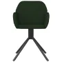 Swivel dining chairs 2 units dark green velvet by , dining chairs - Ref: Foro24-344742, Price: 128,87 €, Discount: %