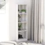 4-level engineered wood glossy white shelf by vidaXL, Bookcases and shelves - Ref: Foro24-800843, Price: 54,75 €, Discount: %