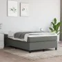 Box spring bed with dark gray fabric mattress 120x190 cm by , Beds and slatted bases - Ref: Foro24-3269684, Price: 353,31 €, ...