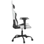 Black and white synthetic leather massage gaming chair by , Gaming chairs - Ref: Foro24-345409, Price: 126,25 €, Discount: %