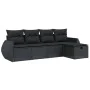 5-piece garden furniture set and black synthetic rattan cushions by , Garden sets - Ref: Foro24-3264081, Price: 318,06 €, Dis...