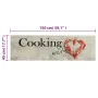 Peper Cooking velvet washable kitchen mat 45x150 cm by , Doormats - Ref: Foro24-4005623, Price: 21,56 €, Discount: %