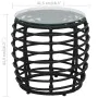 3-piece black synthetic rattan garden table and chairs set by vidaXL, Garden sets - Ref: Foro24-48579, Price: 220,85 €, Disco...