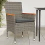 Garden armchairs with cushions 2 pcs gray synthetic rattan by , Garden chairs - Ref: Foro24-368120, Price: 156,61 €, Discount: %