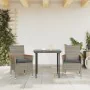 Garden armchairs with cushions 2 pcs gray synthetic rattan by , Garden chairs - Ref: Foro24-368120, Price: 156,61 €, Discount: %