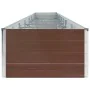 Brown galvanized steel planter 600x80x45 cm by vidaXL, Pots and planters - Ref: Foro24-47074, Price: 114,95 €, Discount: %