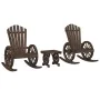 Gartenmöbel-Set 3-teilig aus massivem Tannenholz von , Gartensets - Ref: Foro24-3207124, Preis: 361,46 €, Rabatt: %