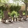 Gartenmöbel-Set 3-teilig aus massivem Tannenholz von , Gartensets - Ref: Foro24-3207124, Preis: 361,46 €, Rabatt: %