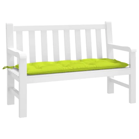 Garden bench cushion Oxford fabric light green 120x50x7 cm by vidaXL, Cushions for chairs and sofas - Ref: Foro24-361594, Pri...