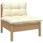 Garden furniture 5 pieces cushions solid pine wood by vidaXL, Garden sets - Ref: Foro24-3096157, Price: 434,66 €, Discount: %