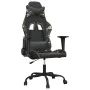 Schwarzer und tarnfarbener Gaming-Stuhl aus Kunstleder von vidaXL, Gaming-Stühle - Ref: Foro24-3143652, Preis: 122,74 €, Raba...