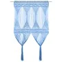 Blue cotton macrame curtain 140x240 cm by vidaXL, Curtains and curtains - Ref: Foro24-323990, Price: 50,49 €, Discount: %