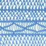 Blue cotton macrame curtain 140x240 cm by vidaXL, Curtains and curtains - Ref: Foro24-323990, Price: 50,49 €, Discount: %