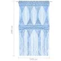 Blue cotton macrame curtain 140x240 cm by vidaXL, Curtains and curtains - Ref: Foro24-323990, Price: 50,49 €, Discount: %