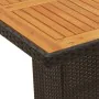 9-teiliges Garten-Esszimmerset und Kissen synthetisches Rattan schwarz von vidaXL, Gartensets - Ref: Foro24-3212274, Preis: 1...