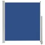 Retractable side awning for patio blue 140x300 cm by vidaXL, Umbrellas - Ref: Foro24-48347, Price: 87,20 €, Discount: %