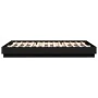 Bed frame with LED lights black 160x200 cm by vidaXL, Beds and slatted bases - Ref: Foro24-3209780, Price: 224,65 €, Discount: %