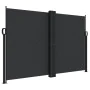 Einziehbare Seitenmarkise schwarz 160x1200 cm von vidaXL, Sonnenschirme - Ref: Foro24-4004819, Preis: 151,36 €, Rabatt: %