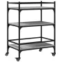 Kitchen cart made of gray Sonoma wood engineering 65x40x86.5 cm by vidaXL, Kitchen and dining carts - Ref: Foro24-842399, Pri...