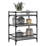 Kitchen cart made of gray Sonoma wood engineering 65x40x86.5 cm by vidaXL, Kitchen and dining carts - Ref: Foro24-842399, Pri...