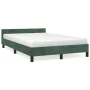 Dark green velvet bed frame with headboard 120x190 cm by vidaXL, Beds and slatted bases - Ref: Foro24-379550, Price: 110,46 €...