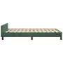 Dark green velvet bed frame with headboard 120x190 cm by vidaXL, Beds and slatted bases - Ref: Foro24-379550, Price: 110,46 €...