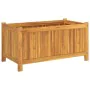 Planter with solid acacia wood lining 80x42x40 cm by vidaXL, Pots and planters - Ref: Foro24-366435, Price: 77,43 €, Discount: %