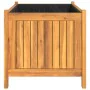 Planter with solid acacia wood lining 80x42x40 cm by vidaXL, Pots and planters - Ref: Foro24-366435, Price: 77,43 €, Discount: %