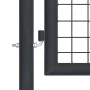 Garden mesh gate gray galvanized steel 100x125 cm by vidaXL, garden gates - Ref: Foro24-145771, Price: 127,81 €, Discount: %