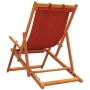 Klappbare Strandkörbe 2 Einheiten roter Stoff von vidaXL, Gartenstühle - Ref: Foro24-3214480, Preis: 115,70 €, Rabatt: %