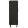 Tall solid black mango wood sideboard 60x33x100 cm by vidaXL, Sideboards - Ref: Foro24-356849, Price: 274,60 €, Discount: %