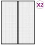 Mosquito nets for doors magnetic block 2 pcs black 230x160 cm by vidaXL, Mosquito nets for windows - Ref: Foro24-314690, Pric...