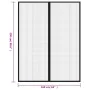 Mosquito nets for doors magnetic block 2 pcs black 230x160 cm by vidaXL, Mosquito nets for windows - Ref: Foro24-314690, Pric...