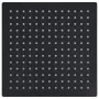 Black square stainless steel rain effect shower head 25x25 cm by vidaXL, shower heads - Ref: Foro24-147696, Price: 34,78 €, D...