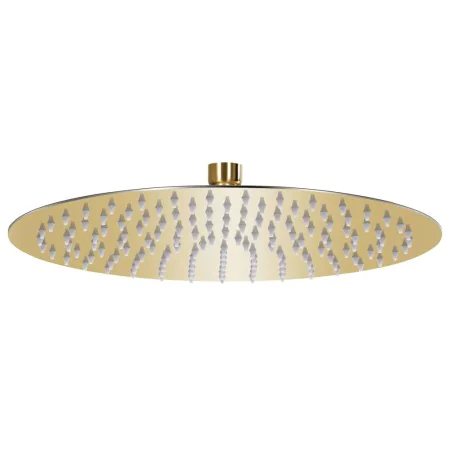 Round rain effect shower head in golden stainless steel, 30 cm. by vidaXL, shower heads - Ref: Foro24-147705, Price: 31,31 €,...