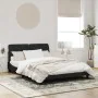 Bed frame with black velvet headboard 160x200 cm by vidaXL, Beds and slatted bases - Ref: Foro24-3207931, Price: 237,50 €, Di...