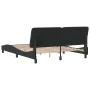 Bed frame with black velvet headboard 160x200 cm by vidaXL, Beds and slatted bases - Ref: Foro24-3207931, Price: 237,50 €, Di...