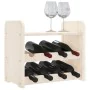 Bottle rack with solid pine wood top board 43x25x37 cm by vidaXL, Wine racks - Ref: Foro24-4007556, Price: 24,54 €, Discount: %