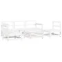 6-piece solid white pine wood garden sofa set by vidaXL, Garden sets - Ref: Foro24-3250729, Price: 437,48 €, Discount: %