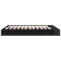 Black engineered wood bed frame 200x200 cm by vidaXL, Beds and slatted bases - Ref: Foro24-3280448, Price: 174,11 €, Discount: %