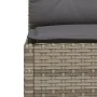 Garden sofa set with 5-piece synthetic rattan gray cushions by vidaXL, Garden sets - Ref: Foro24-3261726, Price: 377,04 €, Di...