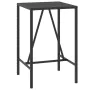 Bar table and garden stools 3 pieces acacia wood PE rattan black by vidaXL, Garden sets - Ref: Foro24-3187690, Price: 190,19 ...