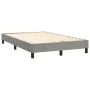 Boxspringbett mit hellgrauer Samtmatratze 120x200 cm von vidaXL, Betten und Lattenroste - Ref: Foro24-3141173, Preis: 373,93 ...