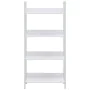 4-stufiges Regal aus weißem Holzwerkstoff, 60 x 27,6 x 124,5 cm von vidaXL, Bücherregale und Regale - Ref: Foro24-288224, Pre...