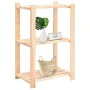 Shelving 3 levels 3 units solid pine wood 150 kg by vidaXL, Industrial shelving - Ref: Foro24-3051122, Price: 103,66 €, Disco...