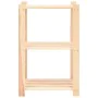 Shelving 3 levels 3 units solid pine wood 150 kg by vidaXL, Industrial shelving - Ref: Foro24-3051122, Price: 103,66 €, Disco...