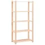 Shelving 5 levels 10 units solid pine wood 250 kg by vidaXL, Industrial shelving - Ref: Foro24-3051116, Price: 834,90 €, Disc...