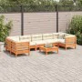 8-piece garden sofa set with wax-brown pine wood cushions by vidaXL, Garden sets - Ref: Foro24-3299339, Price: 714,58 €, Disc...