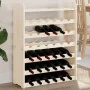 Wine rack with solid pine wood top board 67.5x25x87 cm by vidaXL, Wine racks - Ref: Foro24-4007560, Price: 53,02 €, Discount: %